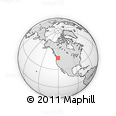 Outline Map of ZIP Codes Starting with 989