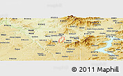 Physical Panoramic Map of ZIP code 99037