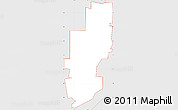 Silver Style Simple Map of ZIP code 99037