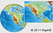 Physical Location Map of ZIP codes starting with 991, within the entire country