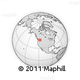 Outline Map of ZIP Code 99201