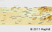Physical Panoramic Map of ZIP code 99201