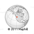 Outline Map of ZIP Code 99216