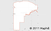 Silver Style Simple Map of ZIP code 99216