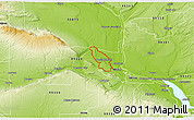 Physical 3D Map of ZIP code 99353