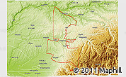 Physical 3D Map of ZIP code 99361