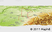 Physical Panoramic Map of ZIP code 99361