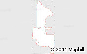Silver Style Simple Map of ZIP code 99361