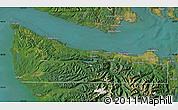 Satellite Map of Clallam County