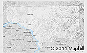 Silver Style 3D Map of Cowlitz County