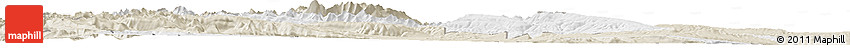 Classic Style Horizon Map of Kittitas County