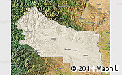 Shaded Relief Map of Kittitas County, satellite outside