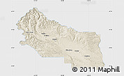 Shaded Relief Map of Kittitas County, single color outside