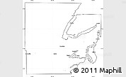 Blank Simple Map of Mason County, cropped outside