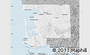 Gray Map of Pacific County