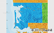 Political Map of Pacific County