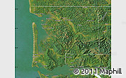 Satellite Map of Pacific County