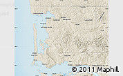 Shaded Relief Map of Pacific County