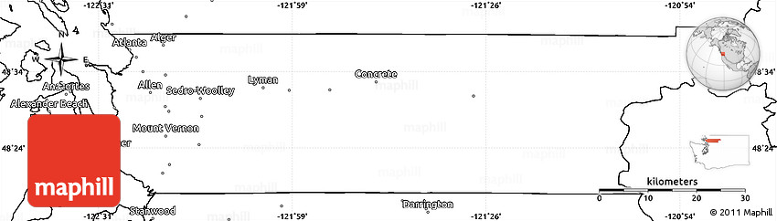 Skagit County Property Map Blank Simple Map Of Skagit County