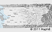 Gray 3D Map of Snohomish County