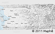 Silver Style 3D Map of Snohomish County