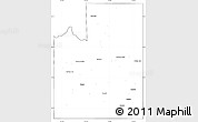 Blank Simple Map of Spokane County, cropped outside