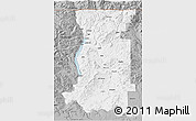 Gray 3D Map of Stevens County