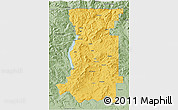 Savanna Style 3D Map of Stevens County