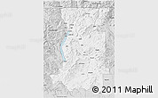 Silver Style 3D Map of Stevens County