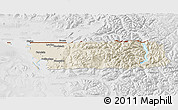 Shaded Relief 3D Map of Whatcom County, lighten, desaturated