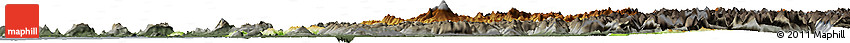 Physical Horizon Map of Whatcom County, darken, semi-desaturated