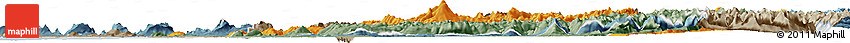 Political Horizon Map of Whatcom County, semi-desaturated