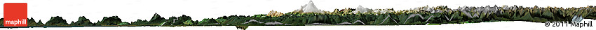 Satellite Horizon Map of Whatcom County, darken