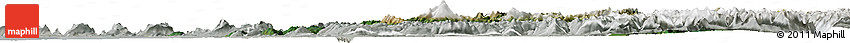 Satellite Horizon Map of Whatcom County, lighten, semi-desaturated