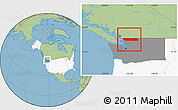 Savanna Style Location Map of Whatcom County, highlighted country, highlighted parent region