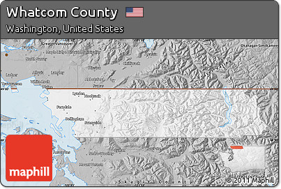 Gray Map of Whatcom County
