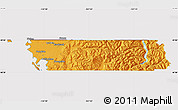 Political Map of Whatcom County, cropped outside