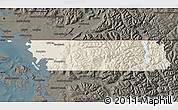 Shaded Relief Map of Whatcom County, darken