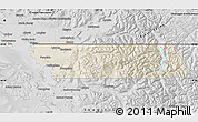 Shaded Relief Map of Whatcom County, desaturated
