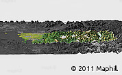 Satellite Panoramic Map of Whatcom County, darken, desaturated