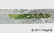 Satellite Panoramic Map of Whatcom County, lighten, semi-desaturated