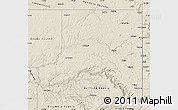 Shaded Relief Map of Whitman County