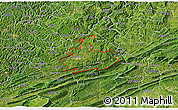 Satellite 3D Map of ZIP code 24740