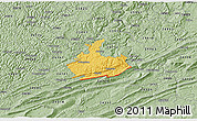 Savanna Style 3D Map of ZIP code 24740