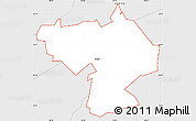 Silver Style Simple Map of ZIP code 25570