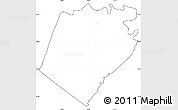 Blank Simple Map of Berkeley County, cropped outside, no labels