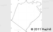 Blank Simple Map of Berkeley County, no labels