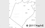 Blank Simple Map of Berkeley County