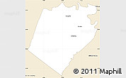 Classic Style Simple Map of Berkeley County