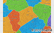 Political Map of Gilmer County